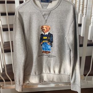 Polo crew neck sweater
